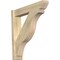 Ekena Millwork Funston Slat Rough Sawn Outlooker, Douglas Fir, 6"W x 30"D x 30"H OUT06X30X30FST06RDF - alternate 1